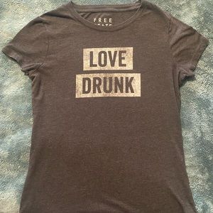 “Love Drunk” Grey t-shirt